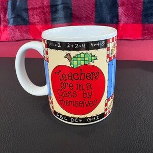 vintage 1985 "Message" Mugs coffee cup for teachers
